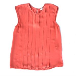 Joie Coral Sleeveless Blouse